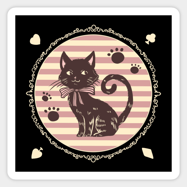 Kitty cat white version Sticker by karinasaita